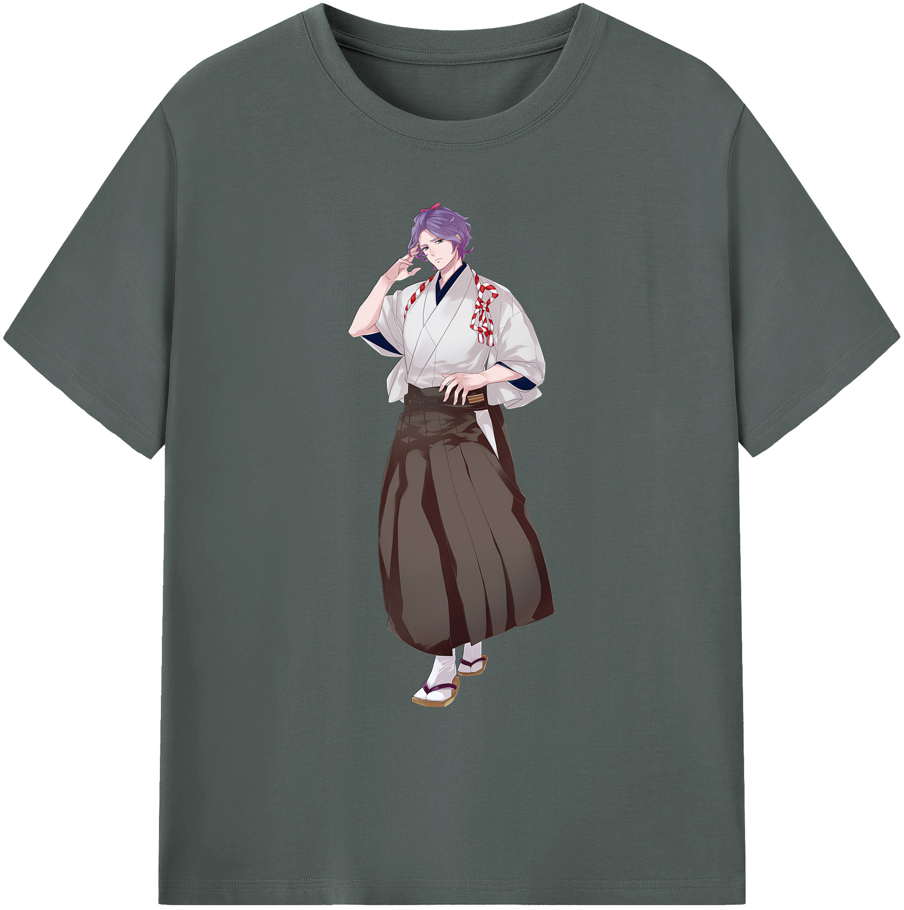 （画像用） 刀剣乱舞 Touken Ranbu 綿100％ メンズ半袖Tシャツ｜肌触りやわらか＆通気性